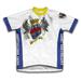 Saint Barthelemy Flag Short Sleeve Cycling Jersey for Men - Size XL