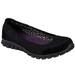 Skechers Sport Women's Sweetpea Slip-On Flat,US 7.5,Black