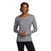 Sport Tek Adult Female Women Electric Heather T-Shirt Grey Hthr Large