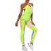 Colisha Sexy Sleeveless Yoga Jumpsuit for Womens Compression Stretchy Bodycon Romper Tie Dye Fashion Party Clubwear