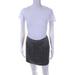 Polo Ralph Lauren Womens Above Knee Beaded A-Line Mini Skirt Silver Size 4