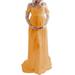 UKAP Pregnancy Dresses for Photoshoot Maternity Dress Summer Off Shoulder Long Maxi Photography Dress