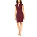 Bar Iii Womens Solid Sheath Dress