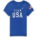 Team USA Nike Girl's Youth Wordmark Core T-Shirt - Royal