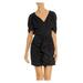 C/Meo Collective Womens Ruffled Bell Sleeve Cocktail Dress