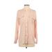 Pre-Owned Calvin Klein Women's Size S Petite Long Sleeve Button-Down Shirt