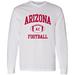 Arizona Classic Football Arch American Football Team Long Sleeve T Shirt - Medium - White