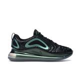 Mens Nike Air Max 720 Iridescent Mesh Black Metallic Green Laser Fuchs