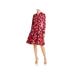 Nanette Nanette Lepore Womens Pintuck Floral Casual Dress