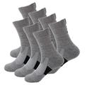 7 Pairs Mens Performance Cotton Athletic Casual Dress Crew Cushion Breathable Long Socks for Running Basketball Work Sports Hiking