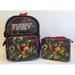 Teenage Mutant Ninja Turtles 16" Large Backpack with Insulated Lunch Bag Set New