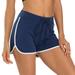 HDE Women's Retro Fashion Dolphin Running Workout Shorts (Midnight Blue, X-Large)
