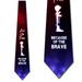 Military Ties Mens Memorial Day Marines Necktie by Three Rooker