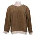 Cuddl Duds Women's Sz S Sherpa Pullover Pajama Top Brown A381802