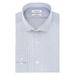 Calvin Klein Steel Slim-Fit Non-Iron Performance Stretch Stripe Dress Shirt ( Slate Blue, 15.5X34-35)