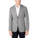 Calvin Klein Mens Wool Plaid Sportcoat