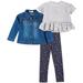 Jessica Simpson Little Girls 3-Pc. Star Leggings Set