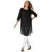 Jessica London Women's Plus Size Mega Slit Tunic