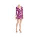 Rahi Womens Wren Reese Floral V-Neck Mini Dress