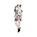 Rachel Rachel Roy Womens Floral Print Ruffled Party Dress