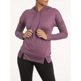 Bally Women's Active Pullover Long Sleeve Ribbed Hoodie