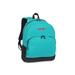 Everest Classic Backpack w/ Front Organizer, Turquoise