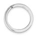 FB Jewels Sterling Silver Rhodium-plated Medium Key Ring