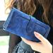 Faux Suede Long Women Wallet Matte Leather Lady Purse High Quality Female Wallets Card Holder Clutch