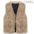 New Autumn Winter Women Fur Vest Warm Faux Fox Short Jacket Vests Furs Coats Lady Casual Gilet Outwear S-3Xl Women'S Clothing