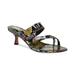 Vince Camuto Women's Moentha Kitten-Heel Slip-on Flat Slide Dress Sandals MULTI (10, MULTI)