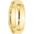 USA - 10k Yellow Gold 5mm LTW Comfort Fit Band Size 4