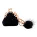 Artificial Rabbit Ball Plush Car Key Chain Mini Bag Mobile Phone Bag Wallet Keychain