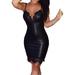 Women's Bandage Bodycon Sleeveless Evening Party Cocktail Club Short Mini Dress