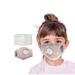 Pack of 4 Reusable Washable Kids Children Face Mask with 8pcs Carbon Filters Anti-Dust Facial Cover Reusable Windproof for Outdoor Cycling Camping Running School