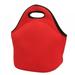 Outdoor Lunch Bag Diving Material Waterproof Camping Picnic Bags Dishes Insulated Lunch Bag, Insulated Lunch Bag, Zipper Handled (Red)