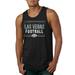 Las Vegas LAV Hometown City Football Fan Pride Sports Mens Graphic Tank Top, Black, 3XL