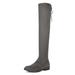 DREAM PAIRS Women's Thigh High Boots Over The Knee Boots Lace up Flat Winter High Leg Boots OVERIDE GREY Size 6.5