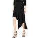 Bar Iii Womens Asymmetrical Midi Skirt