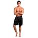 Men's Smooth Solid Sleep Bottom Shorts Loose Underwear Satin Pajama Pants