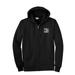 NYO&W Script Logo Zippered Hoodie Sweatshirt Black Adult S [87]