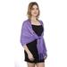 Gilbin Luxurious Women's Silky Scarf Large Soft Cozy Pashmina Shawls Solid Colors Soft Pashmina Shawl Wrap Stole(Purple)