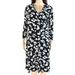 Womens Dress Floral Print Sheath 0