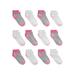 Simple Joys by Carter's Baby Girls' 12-Pack Socks, Pink/Gray/White, 6-12 Months