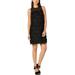 MICHAEL Michael Kors Womens Chiffon Feather Cocktail Dress Black 6