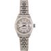 Pre-Owned Ladies Stainless Steel Datejust White Mop Diamond, 18kt White Gold Diamond Bezel, Stainless Steel Jubilee Band, 26mm