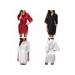 Project Retro women's Lace-Trim Kimono Style Short Satin Robe Sleepwear with 3/4 Sleeve bride Bridesmaids Wedding Shower Satin Short Robe YJ