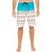 Silwave Men's DuraFit Stretch Stripe Boardshort