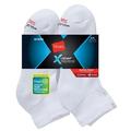 Hanes Men's 36-Pack X-Temp Active Cool Ankle Socks White, (Shoe Size 6-12 / Sock Size 10-13) (Fresh IQ Advanced Odor Protection Technology, Extra-Thick Active Cooling / Reinforced Heel & Toe CC12