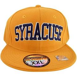 Syracuse Men's Fitted Baseball Cap Orange/Navy (XX-Large)