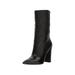 Dolce Vita Women's Ethan Fashion Boot, Black Leather, Size 6.5